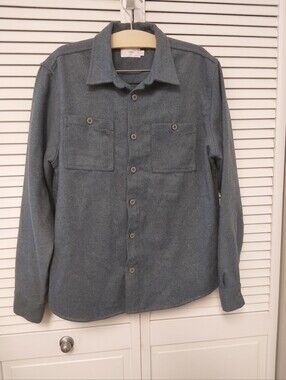 Onia Sea-side Heavy Duty Wool Blend Shirt Jacket